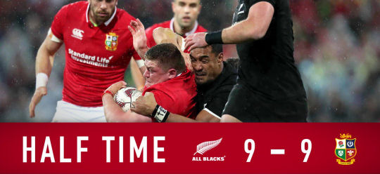 All Blacks v British Lions T2 HT 2017
